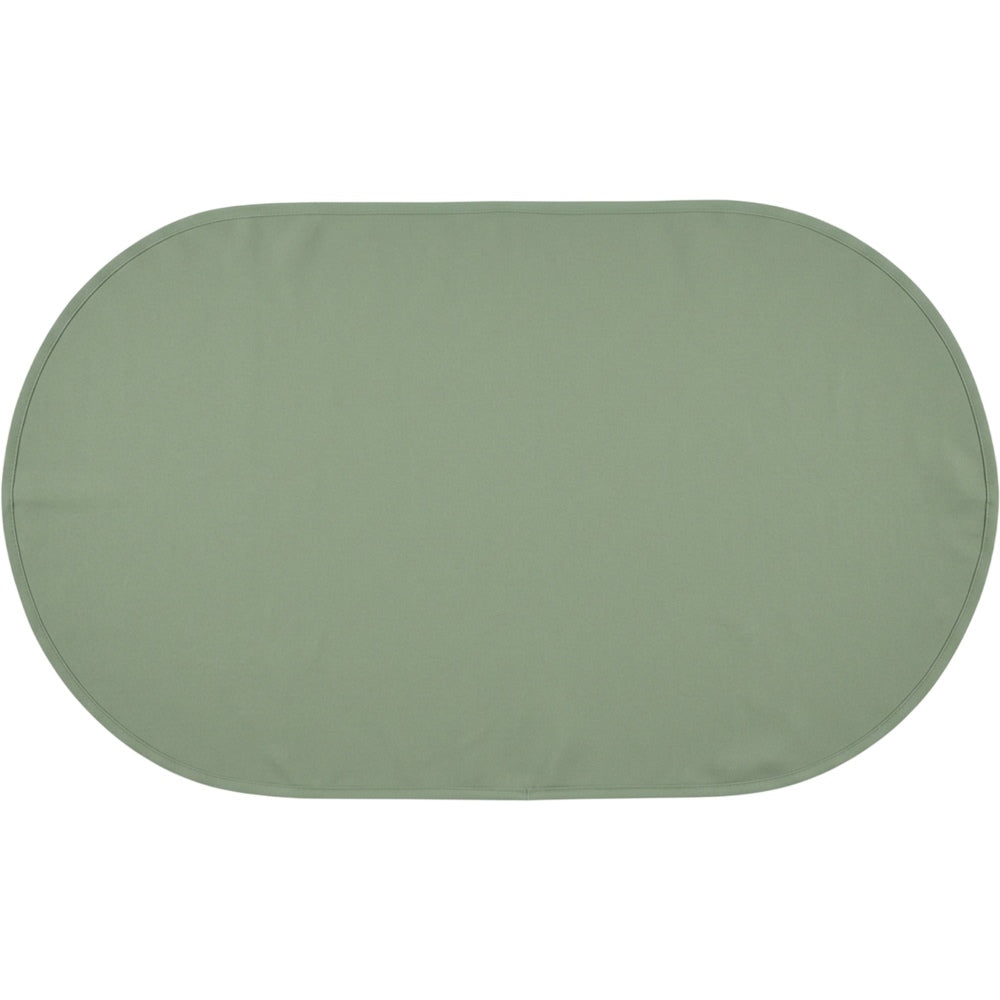 Cygvd Oval Polyester Tablecloth Sage 60 by 102 Inch - Product view