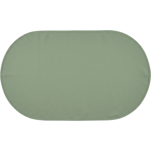 Cygvd Oval Polyester Tablecloth Sage 60 by 102 Inch - Product view