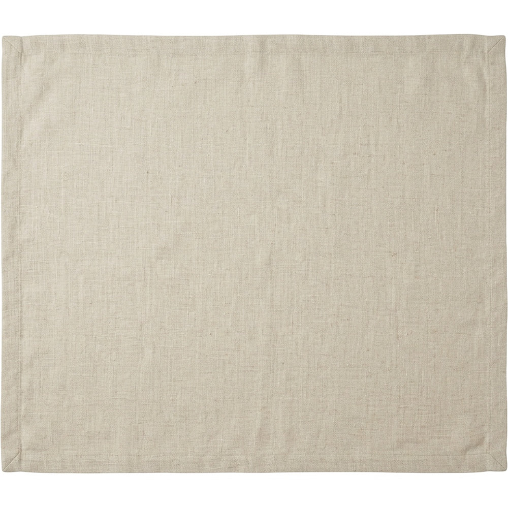 Cygvd Rectangular Linen Blend Tablecloth Oatmeal 60 by 84 Inch - Product view